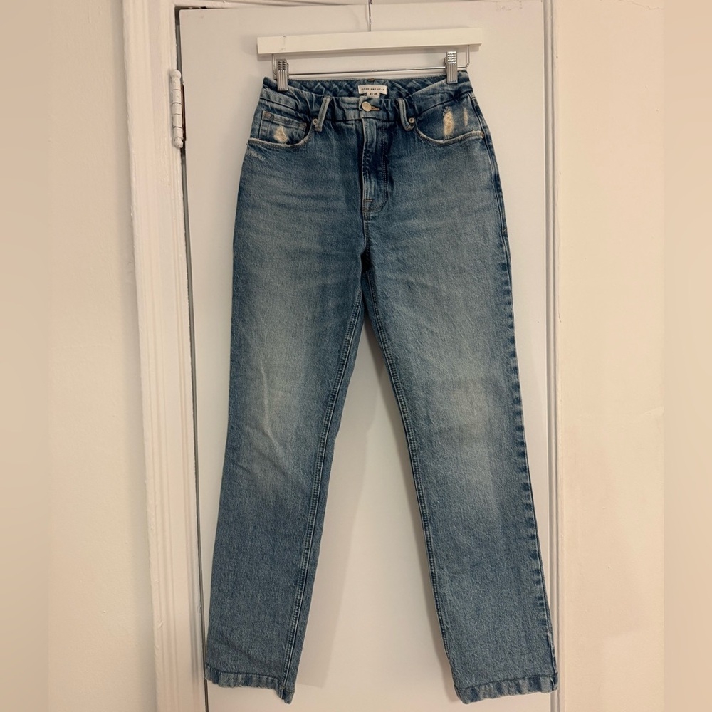 Good American Good Icon Straight Leg Jeans